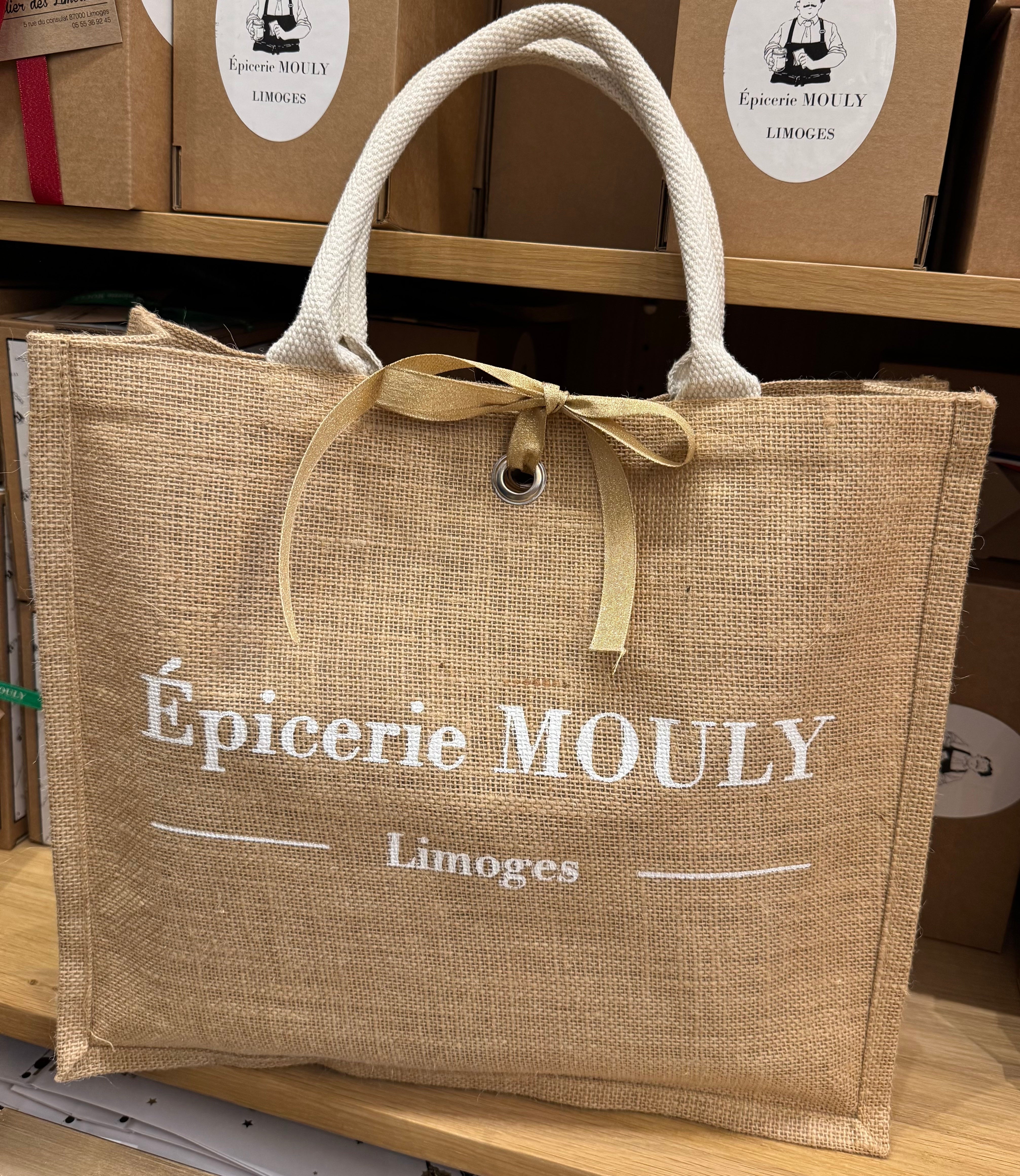 Panier Sac Course Toile De Jute Cabas De Courses En Toile De Jute