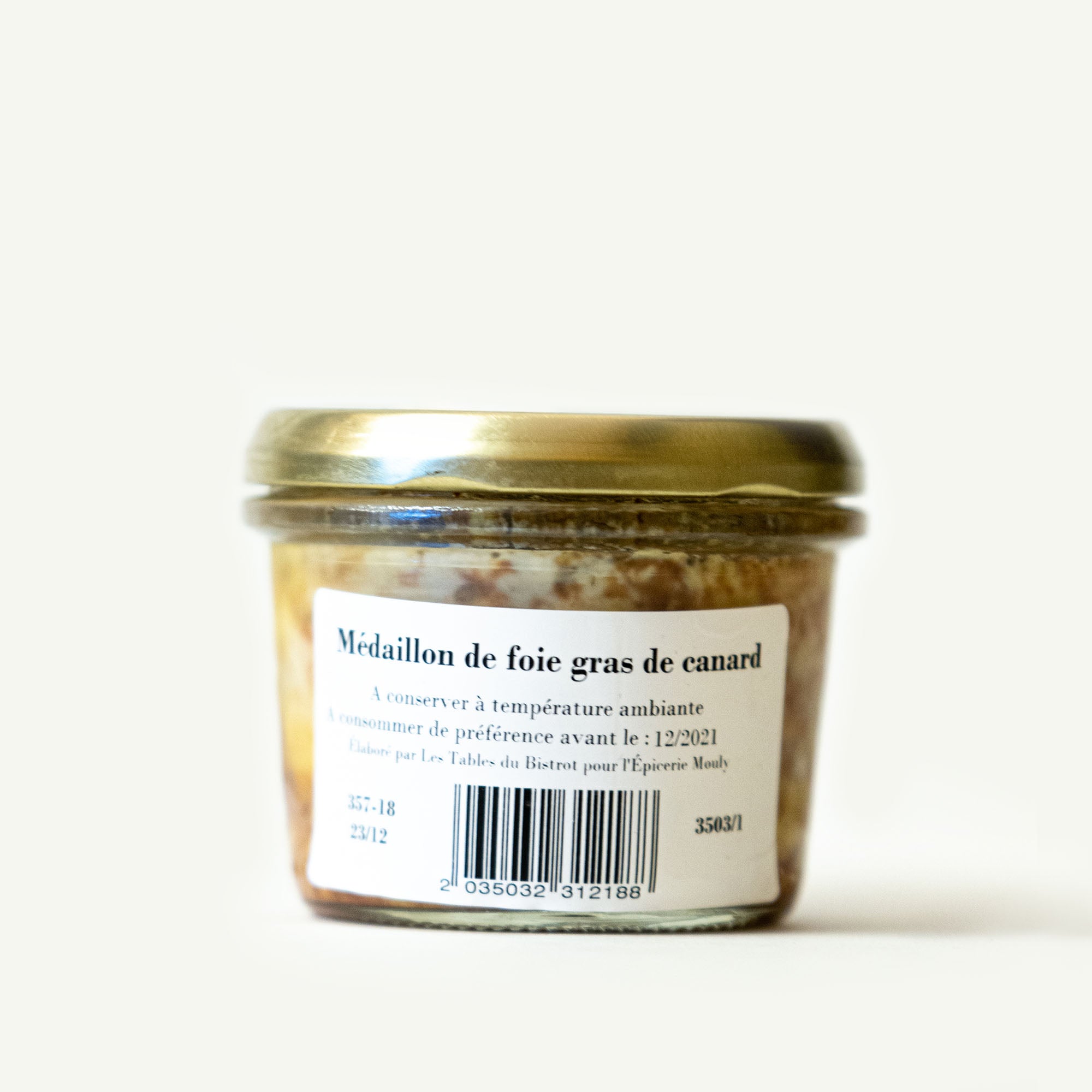 Médaillon de foie gras fait maison Limoges